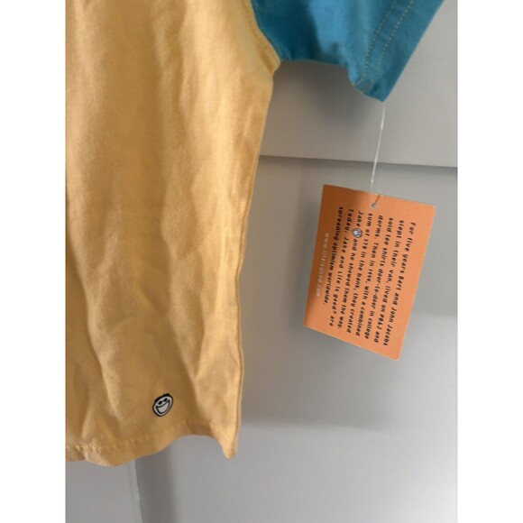 NEW With Tags Girls Life Is Good T Shirt Baseball Raglan Tee Size Small (5-6) - Picture 3 of 6